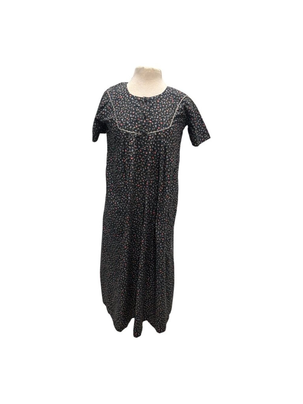 Belle by Cotton Belle Floral Prairie Cottagecore House Dress Nightgown Style Siz - Picture 3 of 11